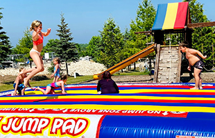 Beantown Campground's Jump Pad