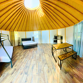 Yurt Rentals Available at Beantown Campground