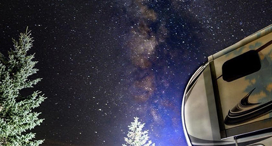 RV Camping Under the Stars at Beantown Campground